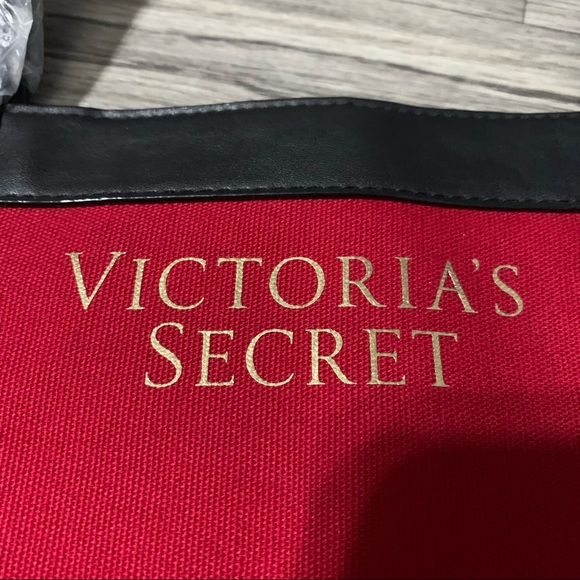 Victoria’s Secret Red Black Limited Edition Tote Bag; OS - Picture 4 of 12